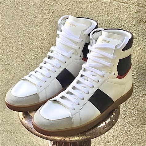 ysl high top sneakers ladies